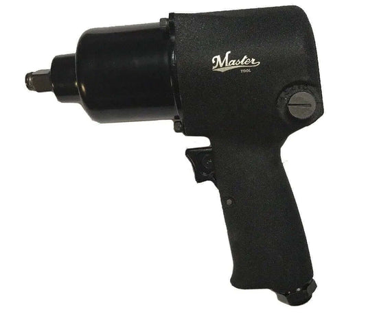 Master Palm 1/2" Heavy Duty Twin Hammer Air Impact Wrench, 400 Ft/lb, 746nm
