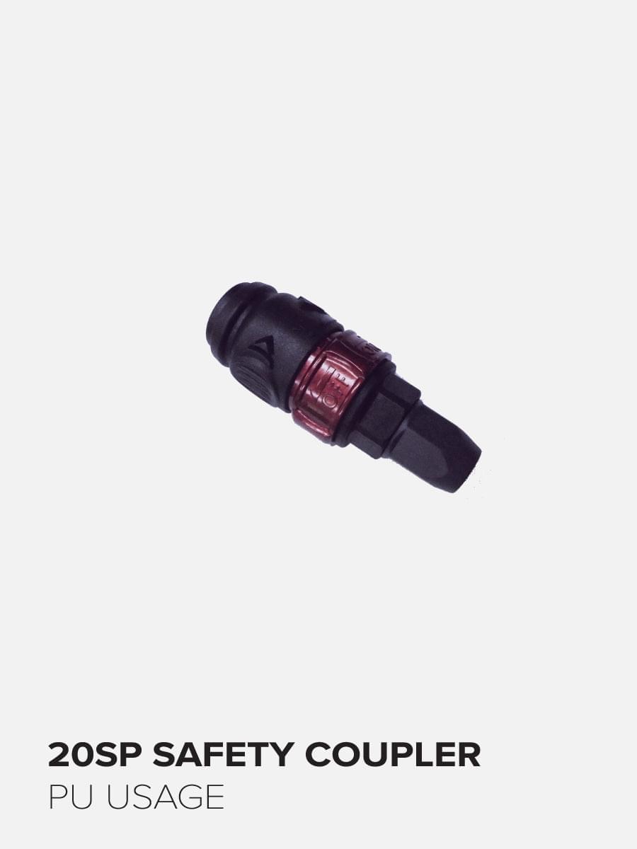 Industrial Designer Style 1/2" NPT Safety Air Tool Plug Coupler With Push Release Set - MAT-20-SP - USD $80 - Master Palm Pneumatic