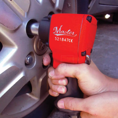Master Palm 3/8" Ultra Compact Small Air Impact Wrench with Twin Hammer - Max. 480 Ft-lb Torque - 68200 - USD $362.86 - Master Palm Pneumatic