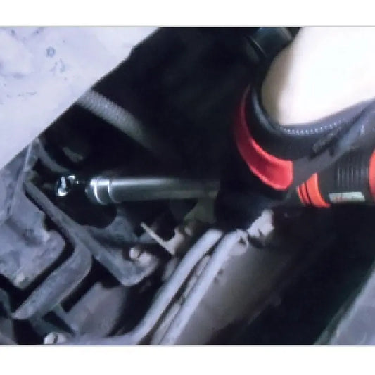 Master Palm Automotive 3/8" Drive Air Ratchet Torque Wrench con Eje de Extensión, 400 Rpm, 25 Ft/lb