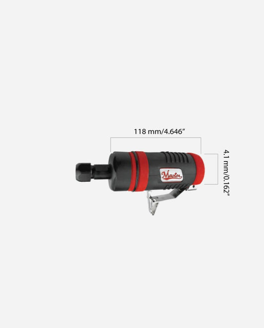 Master Palm Industrial 1/4" and 1/8" Straight Air Die Grinder With 1-inch shaft, 22000 Rpm