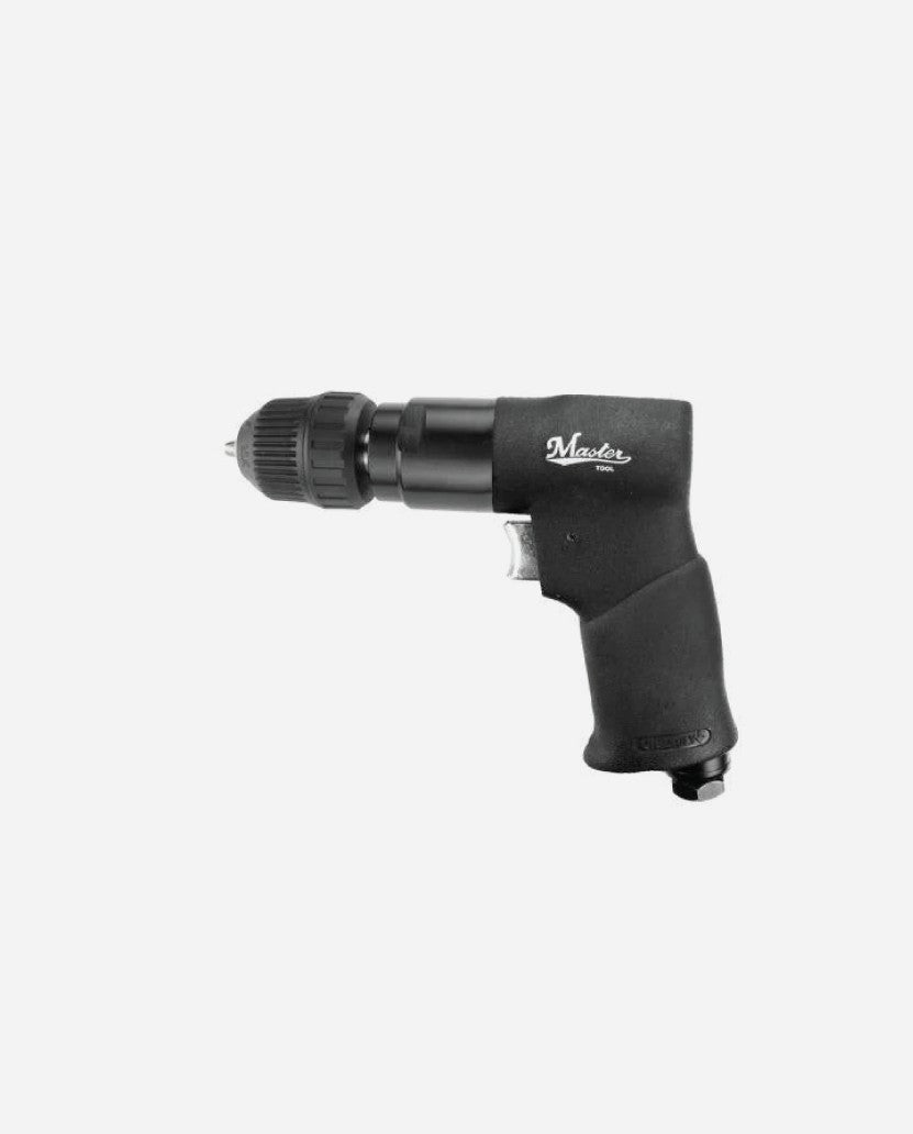 Master Palm Industrial 3/8" Pneumatic Air Drill, Quick Change Jacobs Chuck Air Drill, 2200 Rpm, , Non-Reversible - 21560K - USD $200 - Master Palm Pneumatic