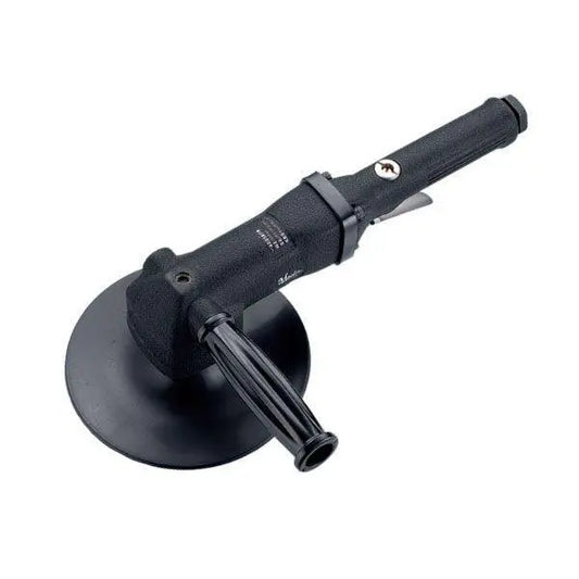 Master Palm 51470 Industrial 7 "Large Pad Low Vibration Angle Polisher con mango lateral, 4500 rpm