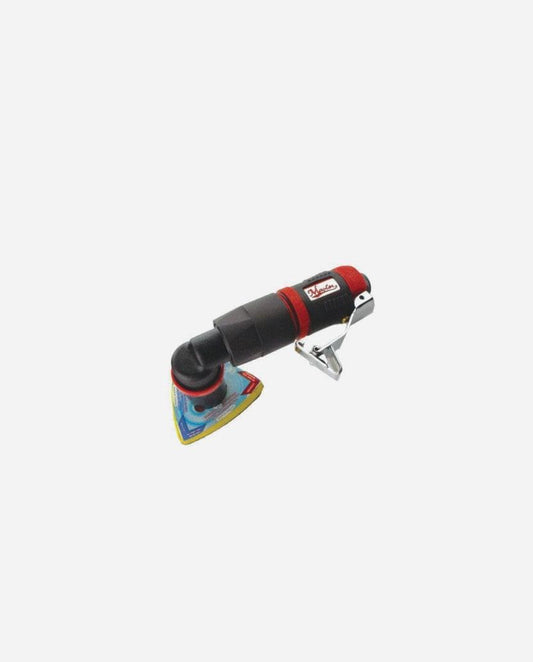 Low Profile Small Triangle Right Angle Orbital Spot Polisher/Sander Set with Muffler, 3800 Rpm