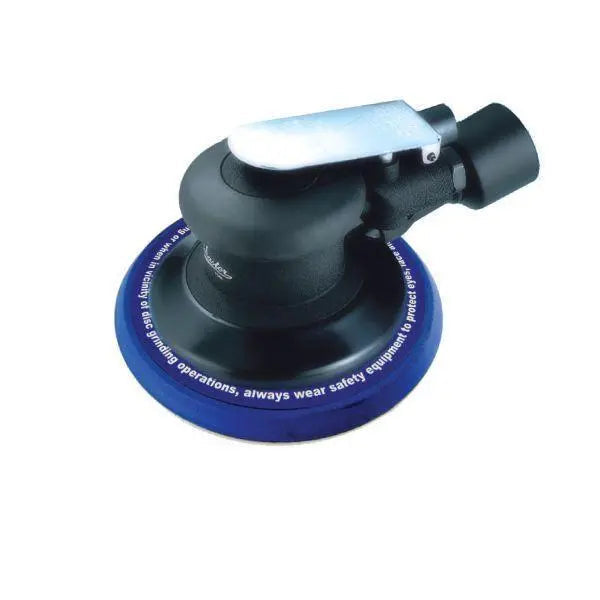 6"  Heavy Duty Dual Action Orbital Palm Air Sander With Central Dust Collect, 1.2hp, 11000 Rpm