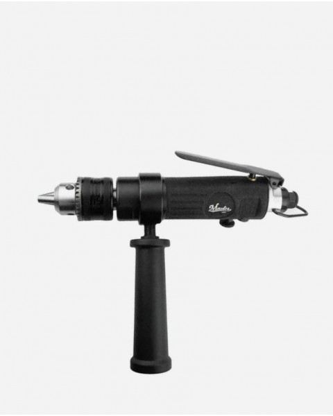 MPT 21460 - Reversible 3/8"  Straight Inline Air Drill With Side Handle, 1800 Rpm